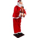 DUŻY MIKOŁAJ Z TRĄBKĄ 180cm FIGURA TAŃCZY ŚPIEWA OZDOBA BOŻE NARODZENIE ŚWIĘTA