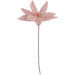 GWIAZDA BETLEJEMSKA POINSECIA OZDOBA KWIAT NA CHOINKĘ DEKORACJA DO STROIKA NA ŚWIĘTA RÓŻOWA