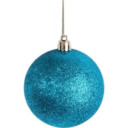 Komplet 12 bombek plastikowych mix w kolorze turkusowym