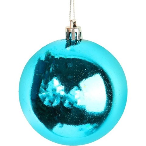 Komplet 12 bombek plastikowych mix w kolorze turkusowym