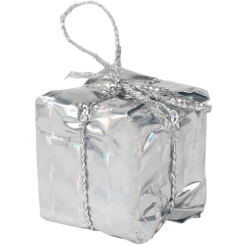 Komplet 12 ozdób bożonarodzeniowych mix z szyszkami SREBRNO ZŁOTE