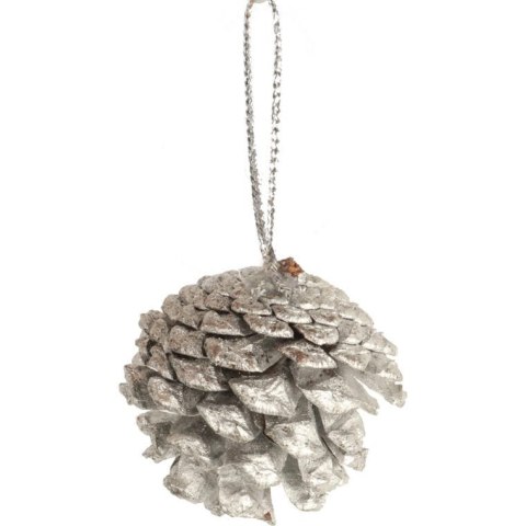 Komplet 16 Zawieszek Świątecznych - Dzwonki, Szyszki, Choinki, Bombki w Kolorze Turkusowo-Srebrnym