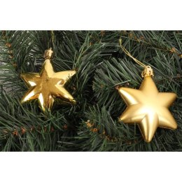 Komplet 4 gwiazdek plastikowych 7 cm złote [SM-A09070GD]