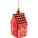 Komplet 6 bombek plastikowych w kształcie domków