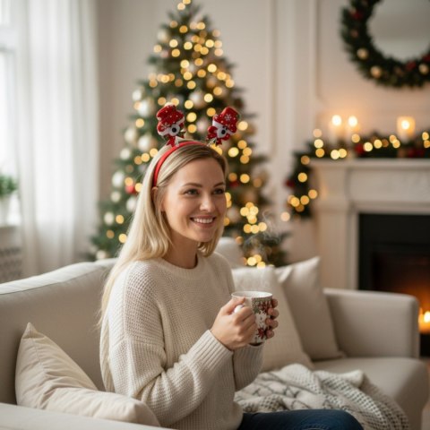 Opaska na głowę z MISIAMI 23 cm