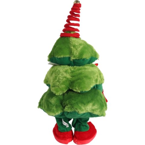 ŚWIĄTECZNA ŚPIEWAJĄCA TAŃCZĄCA CHOINKA ŚWIECI ŚPIEWA POWTARZA INTERAKTYWNA 40 cm