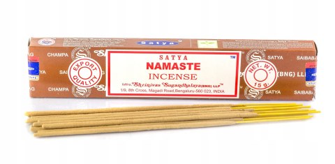 Kadzidełka indyjskie SATYA NAMASTE 15g kadzidła