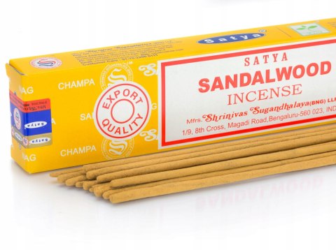Satya NAG CHAMPA kadzidełka PYŁKOWE SATYA15g Sandałowiec