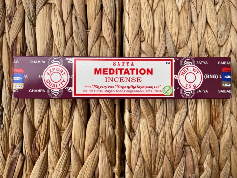 Kadzidełka indyjskie satya MEDITATION 15g