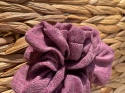 Lniana gumka do włosów scrunchie